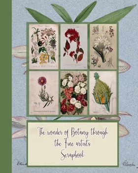 The wonder of botany through the fine artists sketchbook: Hundreds of vintage floral illustrations - Emphera elements for decoupage, journaling, noteb