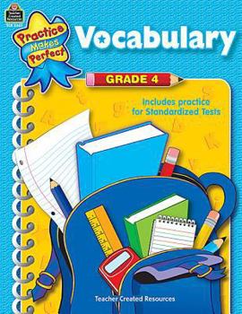 Paperback Vocabulary, Grade 4 Book