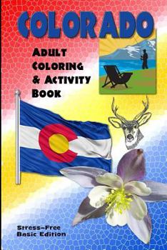 Paperback Colorado Adult Coloring & Activity Book