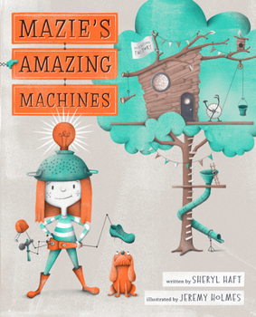 Hardcover Mazie's Amazing Machines Book