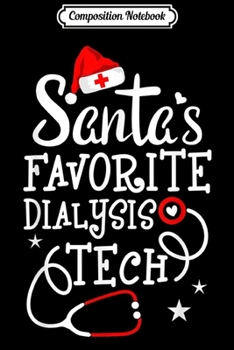 Paperback Composition Notebook: Santa's Favorite Dispatcher Perfect Christmas Gift Journal/Notebook Blank Lined Ruled 6x9 100 Pages Book