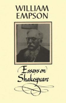 Hardcover William Empson: Essays on Shakespeare Book