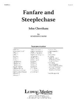 Paperback Fanfare and Steeplechase: Condensed Score (Master Band Series - LudwigMasters) Book