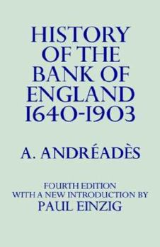 Hardcover History of the Bank of England Book