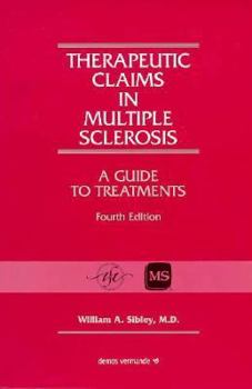 Paperback Therapeutic Claims in Multiple Sclerosis: A Guide to Treatments Book