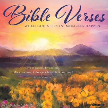 Calendar Bible Verses 2025 12 X 12 Wall Calendar Book