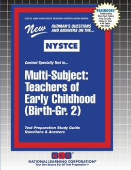 Multi-Subject: Teachers of Early Childhood (Birth-Gr. 2) (New York State Teacher Certification)