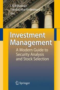 Hardcover Investment Management: A Modern Guide to Security Analysis and Stock Selection Book