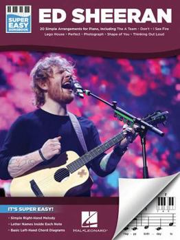 Paperback Ed Sheeran - Super Easy Songbook Book