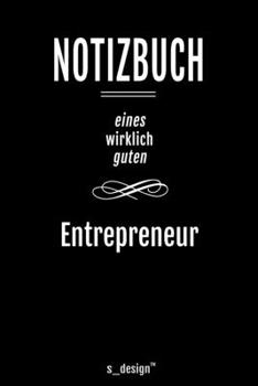 Notizbuch für Entrepreneur: Originelle Geschenk-Idee [120 Seiten liniertes blanko Papier ] (German Edition)
