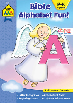 Paperback School Zone Bible Alphabet Fun! Workbook Book