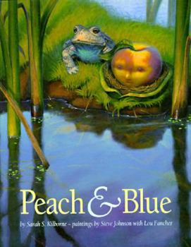 Hardcover Peach and Blue Book