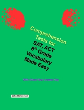 Paperback SAT, ACT Vocabulary Made Easy 8th grade Test Book