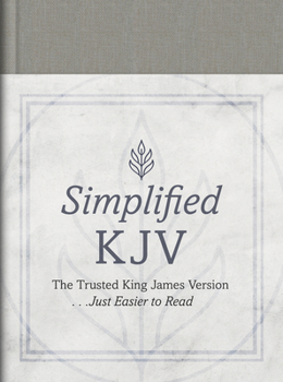 Hardcover The Barbour Simplified KJV [Pewter Branch] Book
