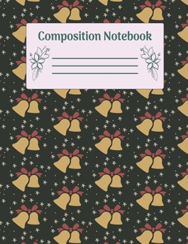 Paperback Composition Notebook: Christmas Composition Notebook College Ruled Notebooks Paper - Xmas Composition Notebook (Diary, Journal) 8.5x11in 110 Book