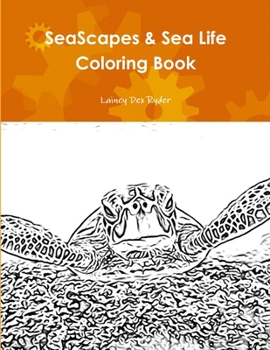Paperback SeaScapes & Sea Life Coloring Book