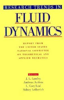 Hardcover Research Trends in Fluid Dynamics Book