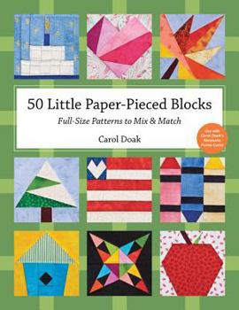 Paperback 50 Little Paper-Pieced Blocks-Print-On-Demand-Edition: Full-Size Patterns to Mix & Match Book