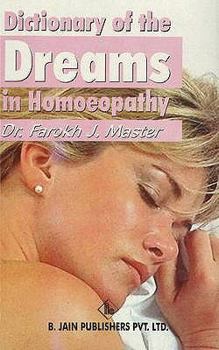 Hardcover Dictionary of the Dreams in Homoeopathy Book