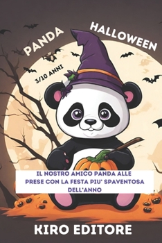 Paperback Panda Halloween: 40 immagini illustrate e 40 frasi a tema [Italian] Book