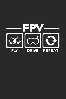 FPV Repeat: 6x9 FPV | blank with numbers paper | notebook | notes
