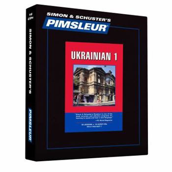 Audio CD Pimsleur Ukrainian Level 1 CD: Learn to Speak and Understand Ukrainian with Pimsleur Language Programs Book