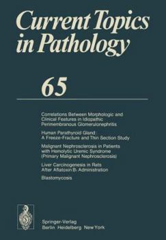 Paperback Current Topics in Pathology: Continuation of Ergebnisse Der Pathologie Book