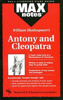 Paperback Antony and Cleopatra (Maxnotes Literature Guides) Book