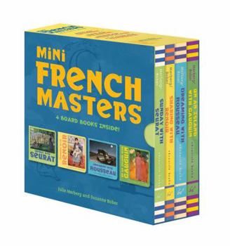 Hardcover Mini French Masters Boxed Set: 4 Board Books Inside! (Books for Learning Toddler, Language Baby Book) Book