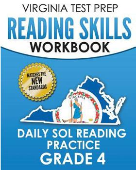 Paperback VIRGINIA TEST PREP Reading Skills Workbook Daily SOL Reading Practice Grade 4: Preparation for the SOL Reading Tests Book