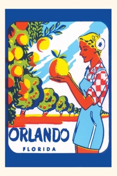 Vintage Journal Woman with Grapefruit