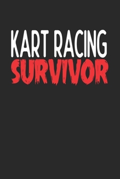 Paperback Kart Racing Survivor: 6x9 - notebook - 120 pages - lined Book