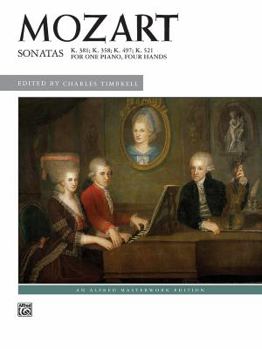 Paperback Sonatas for One Piano, Four Hands Book