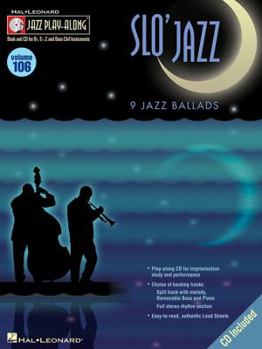 Paperback Slo' Jazz: 9 Jazz Ballads [With CD (Audio)] Book
