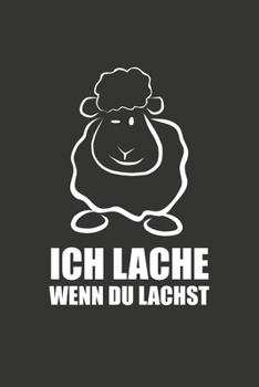 Ich lache wenn du lachst von ECHT SCHAF DESIGN: Kariert Notizbuch, ca. A5, 120 Seiten (German Edition)