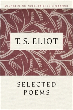 Paperback T. S. Eliot Selected Poems Book