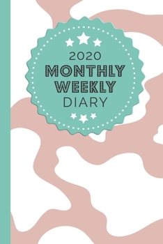 2020 Monthly Weekly Diary : 1 Year, January to December, UK Schedule and Appointment Planner for Goal Setting and Reflection with a Pink Animal Print Design
