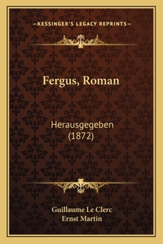 Paperback Fergus, Roman: Herausgegeben (1872) Book