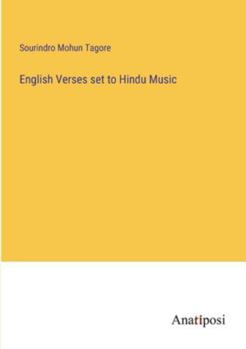 Paperback English Verses set to Hindu Music Book