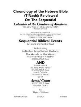 Paperback Chronology of the Hebrew Bible: (T'nach): Re-Viewed Book
