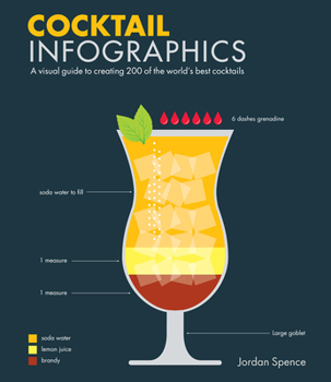 Hardcover Cocktail Infographics: A Visual Guide to Creating 200 of the World's Best Cocktails Book