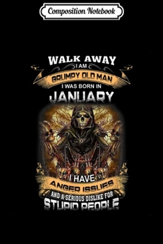 Composition Notebook: I'm January Queen I Have 3 Sides Birthday Girl Journal/Notebook Blank Lined Ruled 6x9 100 Pages