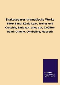 Paperback Shakespeares dramatische Werke [German] Book