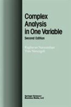 Paperback Complex Analysis in One Variable Book