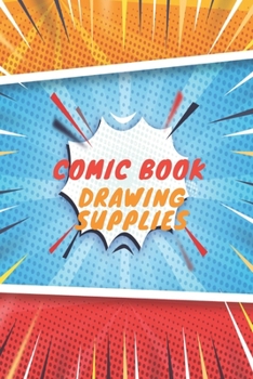 Paperback Comic Book drawing supplies: Blank Book Comic Lovers / Write and Draw Your Own Comic Gift, Variety of Templates for Creative ( Sketch Book and Note Book