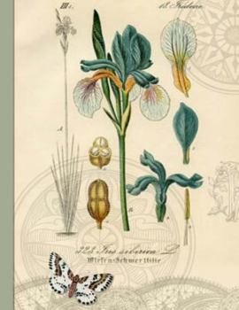 Paperback 3 Year Journal: Iris: 8.5"x 11" Paperback undated Perpetual Planner 150 pages Book