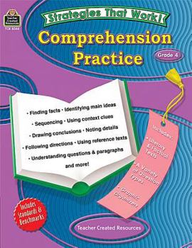Paperback Strategies That Work: Comprehension Practice, Grade 4 Book