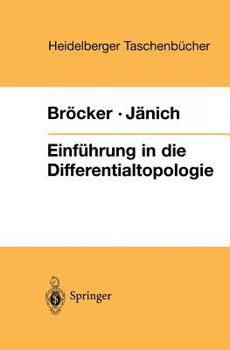 Paperback Einf?hrung in Die Differentialtopologie: Korrigierter Nachdruck [German] Book