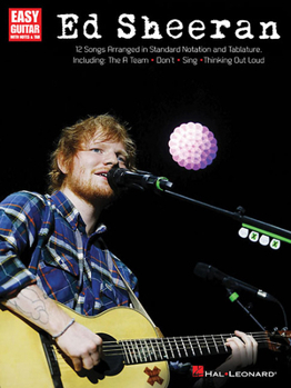 Paperback Ed Sheeran for Easy Guitar | Easy Guitar Songbook with Standard Notation and TAB | 12 Songs Including Thinking Out Loud, Photograph, and The A Team | ... Developing Players (Easy Guitar Play Along) Book