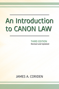 Paperback An Introduction to Canon Law, Third Edition: Revised and Updated Book